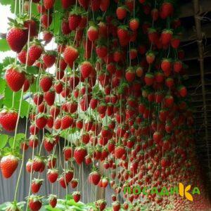 Клубника ампельная Анастасия купить по цене от 370р. в интернет-магазине «Посадика» с доставкой почтой в в Ивангороде и по всей России – [изображение №1].